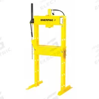 ENERPAC Hydraulic Press: Electric, H-Frame, 50 ton, 120V AC (MPN IPE5005). Key specifications — attr1088191: 115 VAC; attr1088151: ENERPAC.