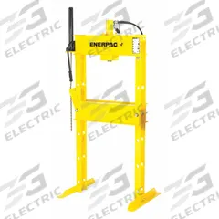 ENERPAC Hydraulic Press: Electric, H-Frame, 50 ton, 120V AC (MPN IPE5005). Key specifications — attr1088191: 115 VAC; attr1088151: ENERPAC.