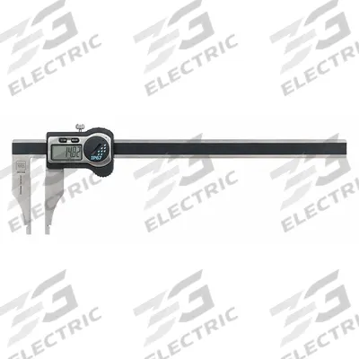 TESA BROWN & SHARPE Nib Jaw Digital Caliper: 0 in to 24 in /0 mm to 600 mm, Bluetooth - Digital Calipers with Nib-Style & Pointed Jaws for Small Grooves & Recesses