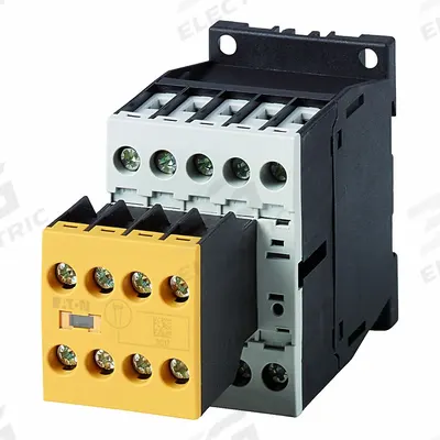 EATON Magnetic Contactor: 3 Poles, 9 A - Safety Contactors