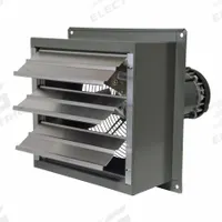 Shutter Mounted Hazardous Location Exhaust Fan: 10 in Blade, 1 Speed, 1/3 hp, 620 cfm, 115/230V AC (MPN SD10-XPF). Key specifications — Hazardous Location Class: Class I, Group C and D; Class II, Group F and G; Brand: CANARM; Motor Enclosure: Totally Enclosed Fan Cooled; Frame Material: Steel; Number of Speeds: 1; Frame Finish: Powder Coated; Nameplate Voltage: 115/230V AC.