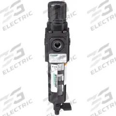 SPEEDAIRE Filter-Regulator: Compact Series, 1/4 in NPT, 80 cfm, 40 micron, 5 psi to 150 psi, Zinc (MPN 4ZK83). Key specifications — attr109419: SPEEDAIRE; attr109429: Zinc; attr109463: No; attr109467: Rubber; attr109468: Compact.
