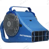 PATTERSON Mounted Fan: 115V AC, 1/2 hp Motor HP, Ceiling/Wall Mount, Non-Oscillating, Arm (MPN FHVTCA). Key specifications — Brand: PATTERSON; Voltage: 115V AC; Number of Speeds: 1; Fan Mounting Location: Wall; Oscillation: Non-Oscillating; Mounting Type: Arm.