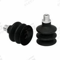 SCHMALZ Vacuum Pad Assembly: 2.5 Folds, G1/4 in, 45 mm Pad Dia, NBR, 55 A, Black, 50 mm Pad Ht (MPN 10.01.06.00031). Key specifications — attr1019168: 55 A; attr1019165: 10.01.06.00031; attr1019167: SCHMALZ; attr1019180: Black.