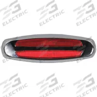 MAXXIMA Clearance Marker Light: Clearance Light, LED, Oval, Surface Mount, Red, Hole, IP67 (MPN M30332R). Key specifications — Lens Color: Red; Brand: MAXXIMA; Electrical Connection: Bullet and Ring Connector; Lighting Technology: LED; Mount Type: Hole; SAE Lens Code: P2.