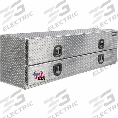 BUYERS PRODUCTS Side-Mount Truck Box: Side-Mount Truck Box, T-Handle Compression - Dual Flip-Up Drop-Down Door Topside Boxes