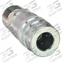 DIXON VALVE & COUPLING Quick Connect Hose Coupling: 1/2 in Body Size, 3/4 in Hose Fitting Size, MNPT (MPN 4FM6). Key specifications — Brand: DIXON VALVE & COUPLING; Thread Size: 3/4"; Coupling Locking Type: Sleeve; Hose Fitting Gender: Male.