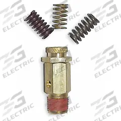CONTROL DEVICES Air Relief Valve: Soft Seat, 1/4 in (M)NPT Inlet (In.), 125 psi Preset Setting (PSI) (MPN NC25-1UK002). Key specifications — attr291993: Soft Seat; attr292007: Silicon Rubber; attr292009: Brass; attr294753: CONTROL DEVICES.