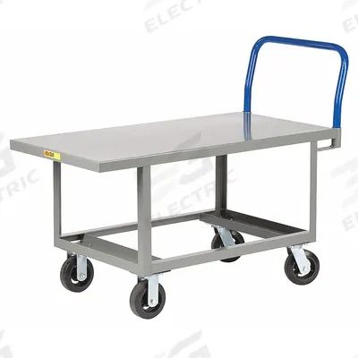 LITTLE GIANT Platform Truck: 2,000 lb, 60 in L x 24 in W x 26 in H Deck, Solid, 12 ga Deck - Work-Height Platform Trucks