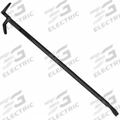 LEATHERHEAD TOOLS Entry Tool: Forcible Entry Tool, New York Hook, 24 in Handle Lg, Round (MPN NYH-2). Key specifications — Brand: LEATHERHEAD TOOLS; Handle Material: Carbon Steel; Includes Strap: No; Handle Shape: Round.