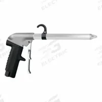 GUARDAIR Air Gun: Pistol-Grip Grip, Aluminum, 3/8 in Female NPT, 1 Nozzle(s), Straight, Focused (MPN U80LJ006AA2). Key specifications — attr1328526: Aluminum; attr1328500: Hanging Hook; attr1328508: GUARDAIR; attr1328515: No; attr1328533: Yes.