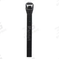 PANDUIT Cable Tie: 12 1/2 in Nominal Lg, 3 1/4 in Nominal Max. Bundle Dia., 0.22 in Wd, Std, 100 PK (MPN SG300S-C0). Key specifications — Outdoor Use: Yes; Color: Black; Brand: PANDUIT.
