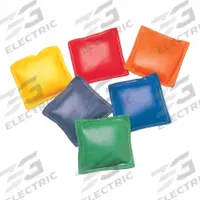 CHAMPION SPORTS Bean Bag Set: 5 in Game Piece Lg, Green/Orange/Purple/Red/Royal Blue/Yellow (MPN mbb5)