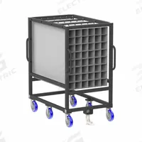 VALLEY CRAFT Parts Cart: 600 lb, Gray, 54 in L x 36 in W x 67 in H, 5 in H x 5 in W x 54 in L (MPN EP3531-00). Key specifications — Color: Gray; Includes: (48) Compartments; Caster/Wheel Configuration: (2) Rigid; Brand: VALLEY CRAFT.