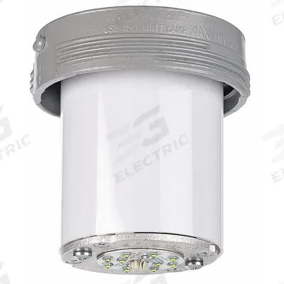 HUBBELL KILLARK Light Fixture: 1,300 lm, T5 Temp Code, 5000K, 13 W, 120 to 277V AC - Hazardous Location Light Tanks