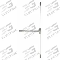 FALCON EXITS Surface Vertical Rod: 3 ft Max Door Wd, Chrome (MPN 25-V-EO 3 26D). Key specifications — attr1011837: FALCON EXITS; attr1011847: Surface Vertical Rod; attr1024139: Touchbar; attr1011835: Yes.
