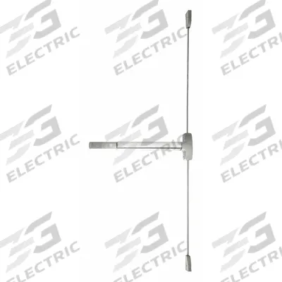 FALCON EXITS Surface Vertical Rod: 3 ft Max Door Wd - Surface Vertical Rod Push Bars