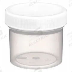 QORPAK Laboratory Jar: Polypropylene, Polypropylene, 2 fl oz, 53 mm Body Dia, 46 mm Ht, Non-Sterile (MPN PLC-03697). Key specifications — Brand: QORPAK; Clarity: Translucent; Closure Included: Yes; Pre-Cleaned: None.
