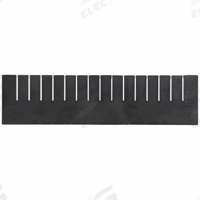 LEWISBINS Divider: 20 5/8 in x 4 1/2 in, Plastic - ESD Divider Box Dividers