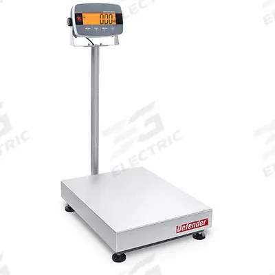 OHAUS Industrial Bench Scale: 16 1/2 in x 27 in, Not IP Rated, Column-Mounted - Bench Scales with Column-Mounted Indicator