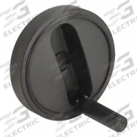 KIPP Hand Wheel: Solid, Fold Away Handle, Thermoplastic, 1/2 in Bore, 125 mm Dia, Black (MPN K0258.3125CP). Key specifications — Brand: KIPP.