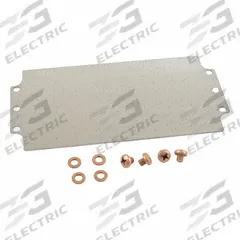 HAMMOND Inner Panel: Back Panel Panel, 8.14 in Overall Ht, 4.17 in Overall Wd, Steel, Galvanized (MPN 1590Z150PL). Key specifications — Panel Style: Back Panel; Brand: HAMMOND; Finish: Galvanized; Manufacturer Part Number: 1590Z150PL; Material: Steel.
