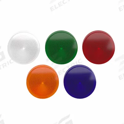 SCHNEIDER Pilot Light Head: 22 mm Panel Mounting Hole Dia, Blue/Green/Orange/Red/White - Pilot-Light Heads