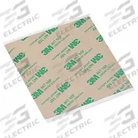 3M Transfer Tape: Square, 12 in Wd, 12 in Lg, 2.3 mil Thick, Polycoated Kraft Paper, Acrylic, 12 PK (MPN 12SQ-12-467MP). Key specifications — attr1243002: 467MP; attr1242975: Repositionable; attr1242965: Polycoated Kraft Paper.