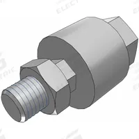 SMC Floating Joint: SMC JA Series, JA100-24-300, Brass, M24 x 3 Thread Size, Fits 100 mm Bore Dia. Key specifications — attr1112202: JA100-24-300; attr1114601: Brass; attr1114620: M24 x 3.