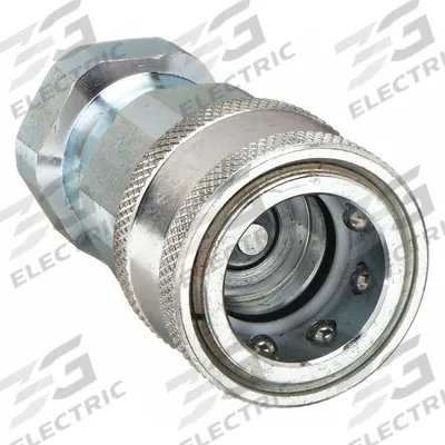 PARKER Hydraulic Quick Connect Hose Coupling: 1/2 in Coupling Size, Steel - 6600 Series Hydraulic Quick-Connect Coupling Bodies
