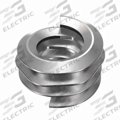 HELI-COIL Helical Insert: Tangless Tang Style, Free-Running, #6-32 Thread Size, Plain - Free-Running Tangless Helical Inserts
