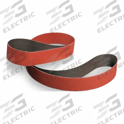 3M CUBITRON II Cloth Belt 984F: 2 in W x 90 in L, Ceramic, 36 Grit, YF Wt Cloth Backing - Cool-Cutting Sanding Belts for All Metals