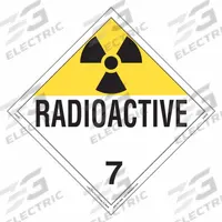 LABELMASTER Radioactive Placard: Radioactive, 10 3/4 in x 10 3/4 in, 10 3/4 in Label Ht, 25 PK (MPN Z-EZ7R). Key specifications — Brand: LABELMASTER; Message: Radioactive.