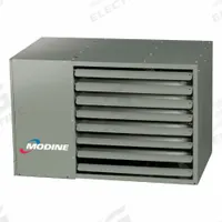 MODINE Gas Wall and Ceiling Unit Heater: 250,000 BtuH Heating Capacity Input, Propeller, Natural Gas (MPN PTP250SS0111SBAN). Key specifications — Fuel Type: Natural Gas; Combustion Type: Power Vented; Brand: MODINE; Fan Type: Propeller; Gas Connection Size, Gas Connection Type: 3/4 in; Overall Dimensions - H x W x D: 31.31 in x 42.53 in x 29.52 in.