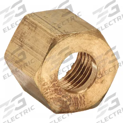 APPROVED VENDOR Compression Fitting Nut: 1/4 in OD Fitting Size, Compression - Low-Lead Standard Sleeve Brass Compression Fitting
