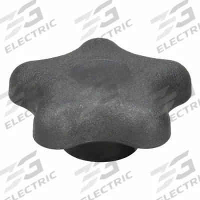 INNOVATIVE COMPONENTS Hand Knob: 5 Point, Plastic w/ Steel Thread, 5/16"-18 Thread - 5-Arm Knobs with Threaded Hole