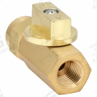APPROVED VENDOR Manual Two-Way Ball Valve: 1/4 in, Brass, Straight, FNPT x FNPT - Mini Brass Ball Valves
