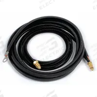 MILLER ELECTRIC Power Cable: 12 1/2 ft, 2-Piece, Braided Rubber, 46V28-2. Key specifications — Reference Number: 46V28-2; Cable Material: Braided Rubber; Brand: MILLER ELECTRIC.