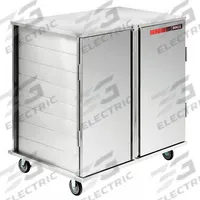 CARLISLE DINEX Meal Delivery Cart: 28 Trays, Pass-Through, 2 Doors, Stainless Steel, NSF Certified (MPN DXPICTPT282D). Key specifications — Manufacturer Part Number: DXPICTPT282D; Brand: CARLISLE DINEX; Caster Configuration: (2) Swivel with Brakes; Color: Silver; Material: Stainless Steel; Pass-through / Non-Pass-through: Pass-Through; Insulated: No; Product Type: Meal Delivery Cart.