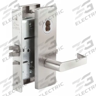 ABILITY ONE Door Lockset: Office Lever Locksets, Stainless Steel