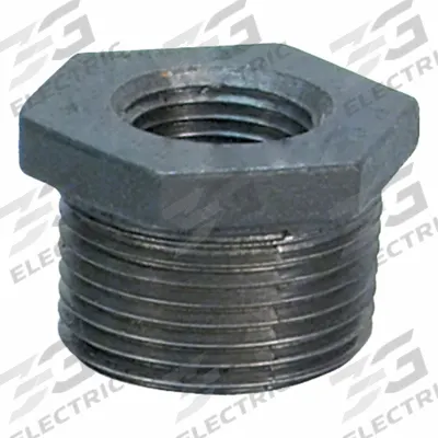 USA INDUSTRIALS Metal Pipe Straight: 1 1/2 in x 1 1/4 in, Threaded x Threaded, Class 150 - Low-Pressure Threaded Pipe Fittings with Thread Sealant