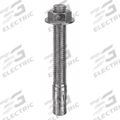 MKT FASTENING Wedge Anchor: 4 1/4 in Overall Lg, 1/2 in Dia, 1/2"-13 Thread Size, Plain, 200 PK (MPN 271241SB). Key specifications — Brand: MKT FASTENING; Finish Type: Plain.