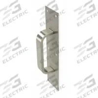 ROCKWOOD Door Pull Plate: 3 1/2 in Wd, 15 in Ht, Aluminum (MPN 122 X 70B.28). Key specifications — Material: Aluminum; Operation Type: Hand Pull; Properties: Wear-Resistant; Brand: ROCKWOOD.