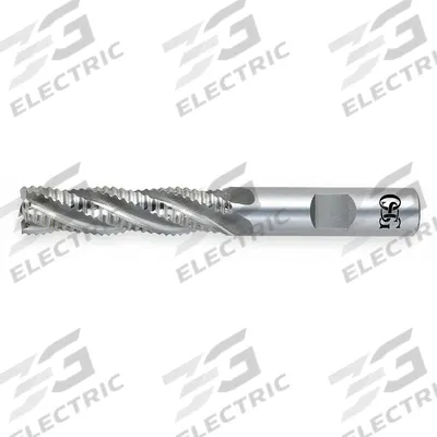 OSG Roughing End Mill: Cobalt, 4 Flute, 1/2" Mill Dia, 1-1/4" LOC, 3-1/4" OAL (MPN 4900100) - General Purpose Cobalt Roughing End Mills