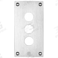 SCHNEIDER ELECTRIC Drilled Front Plate: Control Stations (MPN XAPE303). Key specifications — attr206748: XAPE303; attr1023121: Control Stations; attr1023126: (3) 22mm Openings; attr1023128: Front Cover; attr211297: SCHNEIDER; attr1024199: XAP.