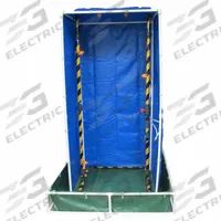 FSI Decontamination Shower: 1 Stations, 5 Spray Heads, 7 ft x 4 ft x 4 ft, 1 1/4 in NPT Female (MPN F-EC-PVCS). Key specifications — Color: White; Brand: FSI.