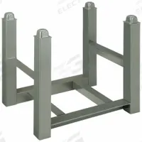 APPROVED VENDOR Modular Stacking Rack: 18 in x 14 in x 18 in, Open Decking, 3,700 lb Load Capacity (MPN SZ BX). Key specifications — attr4948: Steel; attr38467: APPROVED VENDOR; attr38468: Open; attr38469: Gray; attr38471: Powder Coated.