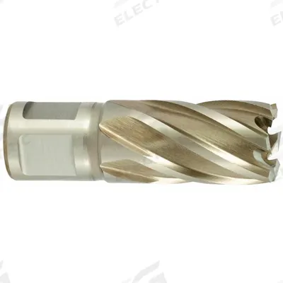 CLE-LINE Cobalt Annular Cutter: 1 1/4 in Cutter Dia, 1 in Max Cutting Dp, Pilot Pin Included - Cobalt Annular Cutters for Hard Materials