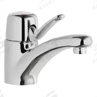 CHICAGO FAUCETS Low Arc Bathroom Faucet: 2200, Cast Brass, Polished Chrome Finish, 0.5 gpm Flow Rate (MPN 2200-E70ABCP). Key specifications — Includes: Mounting Hardware; Brand: CHICAGO FAUCETS; Series: 2200.