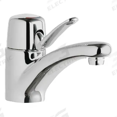 CHICAGO FAUCETS Low Arc Bathroom Faucet: 2200, Cast Brass, Polished Chrome Finish - Single-Post Handle Bathroom Faucets